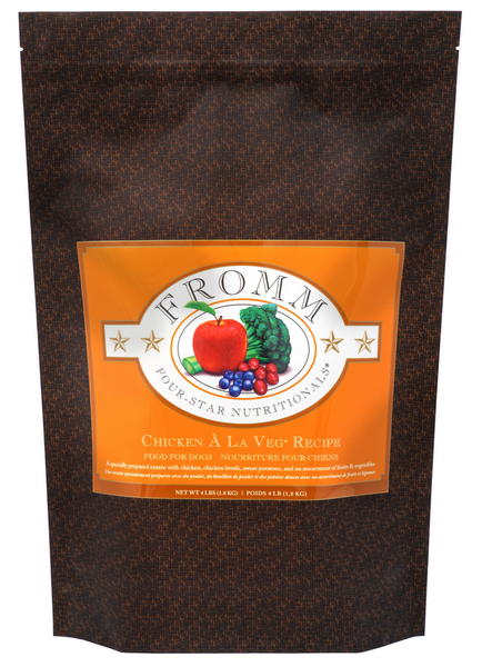 Fromm Four Star Chicken A La Veg Recipe Dry Dog Food