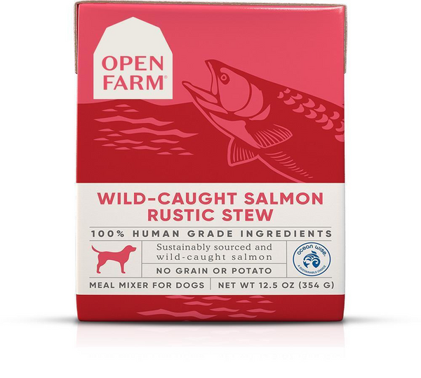 Open Farm Rustic Stew Wild Caught Salmon Wet Dog Food