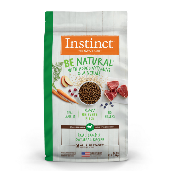 Instinct Be Natural Lamb and Oatmeal Dry Dog Food