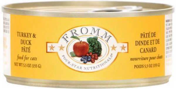 Fromm Four Star Turkey & Duck Pate Canned Cat Food