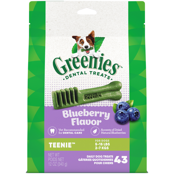 Greenies Teenie Blueberry Dental Dog Chews