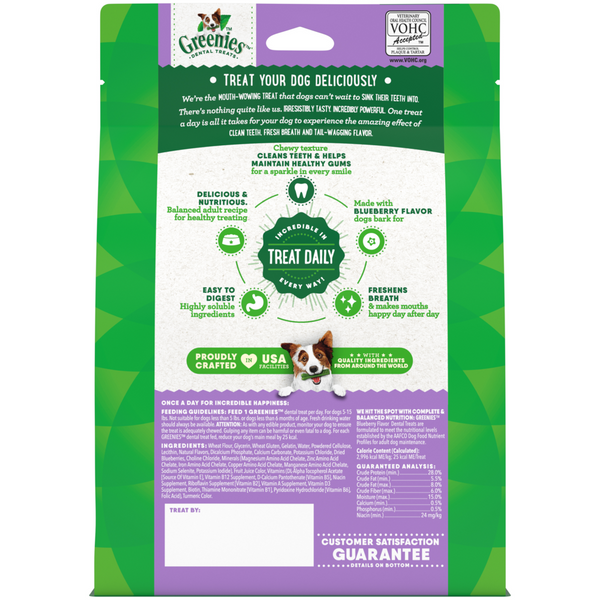 Greenies Teenie Blueberry Dental Dog Chews