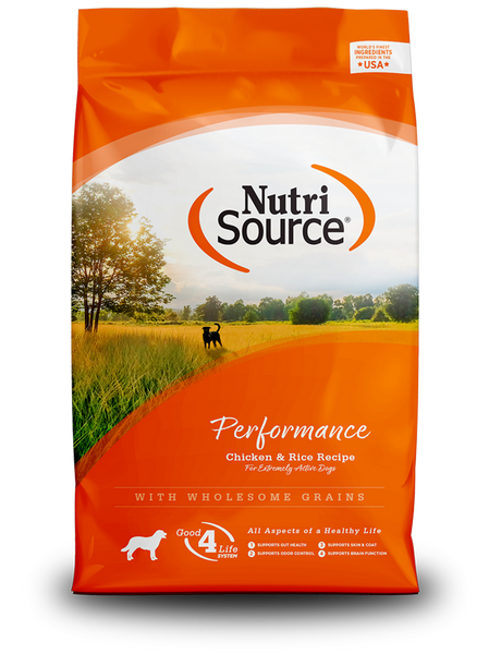 NutriSource Performance Chicken & Rice Dry Dog Food