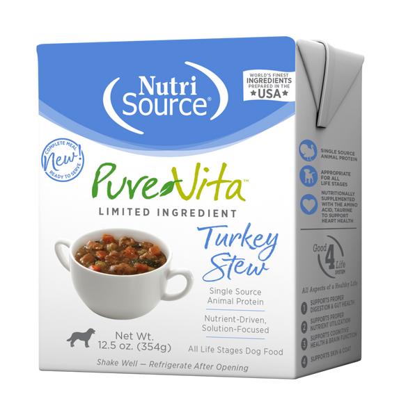 PureVita Turkey Stew Dog Food
