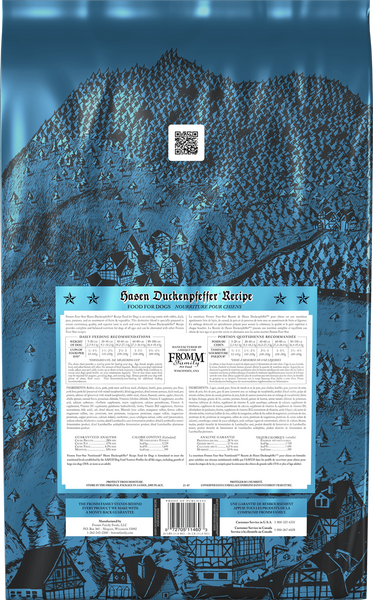 Fromm Four Star Hasen Duckenpfeffer Recipe Dry Dog Food