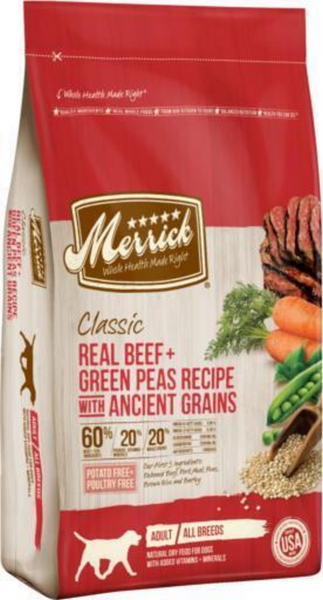 Merrick Healthy Grains Beef and Brown Rice Adult Dry Dog Food