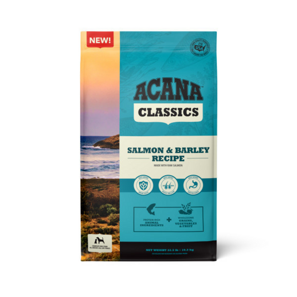 ACANA Classics Salmon and Barley Recipe, Dry Dog Food