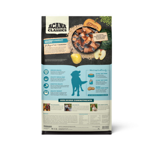 ACANA Classics Salmon and Barley Recipe, Dry Dog Food