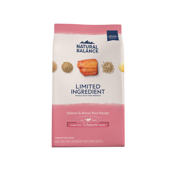 Natural Balance Limited Ingredient Dry Dog Food, Salmon & Brown Rice Recipe
