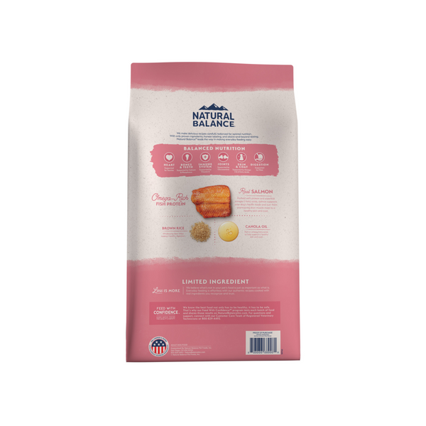 Natural Balance Limited Ingredient Dry Dog Food, Salmon & Brown Rice Recipe