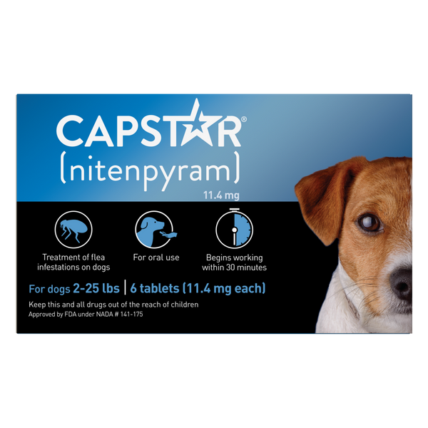 Capstar Flea Tablets for Small Dogs 5-25 lbs