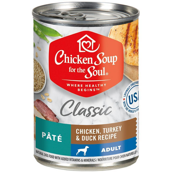Chicken Soup Adult Chicken, Turkey & Duck Pate Can Dog Food