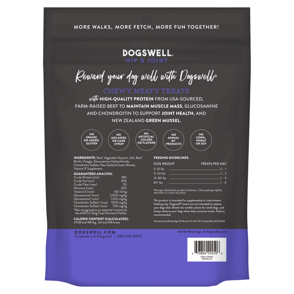 Dogswell Hip & Joint Jerky Beef Dog Treats