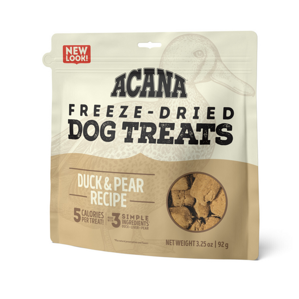 Acana Singles Grain Free Limited Ingredient Diet Duck & Pear Formula Dog Treats