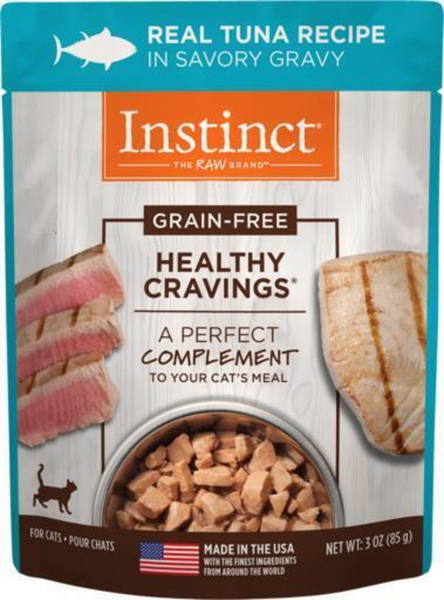 Instinct Healthy Cravings Grain Free Tuna Wet Cat Food Topper