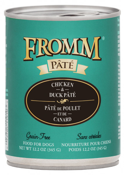 Fromm Chicken & Duck Pate Grain Free Canned Dog Food