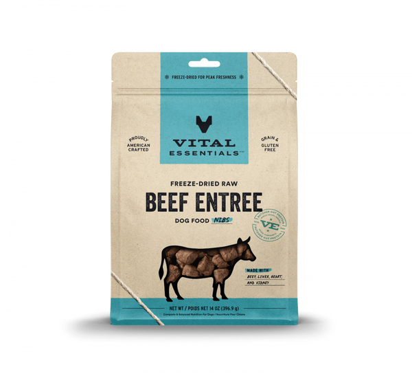 Vital Essentials Beef Nibblets Freeze Dried Dog Food