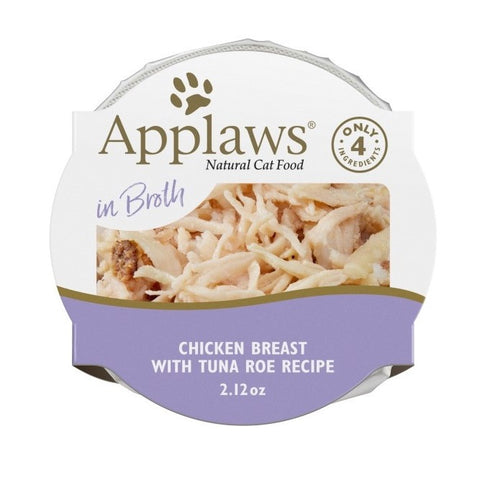 Applaws Natural Wet Chicken Breast with Tuna Roe in Broth