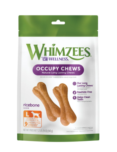 Whimzees Large Rice Bone Dental Chew Dog Treats Whimzees Large Rice Bone Dental Chew Dog Treats