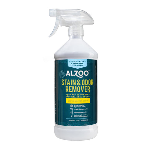Alzoo Stain & Odor Remover Citrus Vanilla Spray