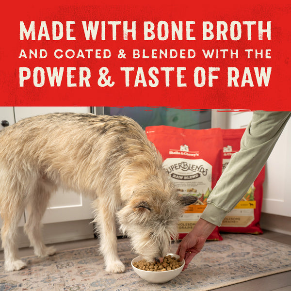 Stella & Chewy's SuperBlends Raw Blend Wholesome Grains Cage Free Chicken & Duck Recipe with Superfoods